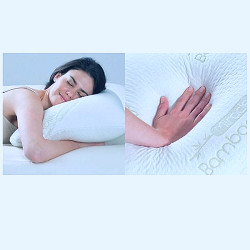 Miracle Bamboo Shredded Memory Foam Pillow - King, White - - 32925467